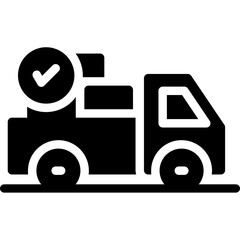 Logistics Glyph Icon