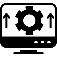 System Upgrade Glyph Icon