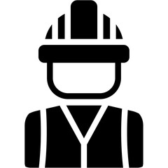 Construction Crane Glyph Icon