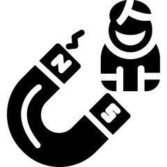 Customer Retention Glyph Icon