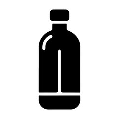 Flat Pictogram Icon Of A Water Flask With A Sleek And Simple Vector Style Ideal For Reusable Bottle And Drinkware Design Elements In Digital Or Print Use