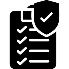 IT Policy Glyph Icon