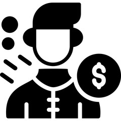 Relief Fund Glyph Icon