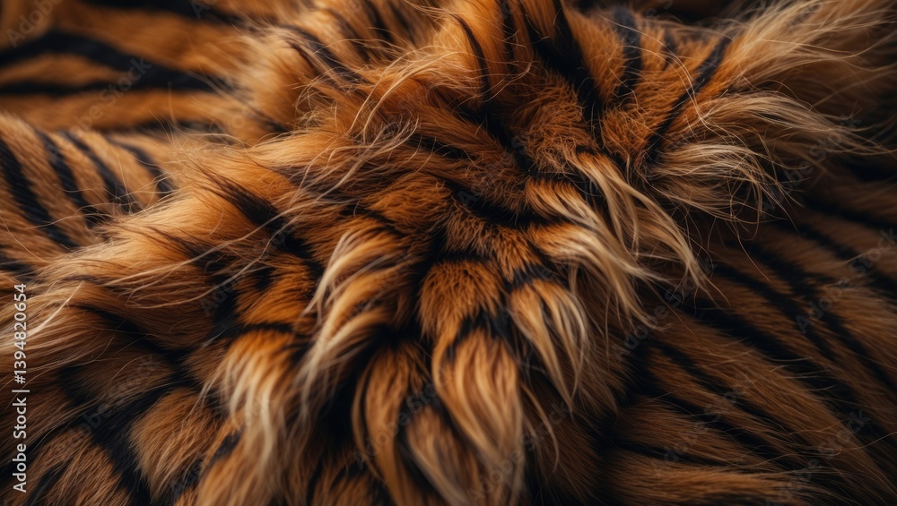 Poster top view of fur texture. brown backdrop. pattern. texture of shaggy brown fur. close-up of wool text