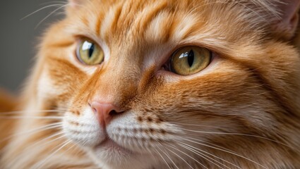 Background of ginger cat fur texture