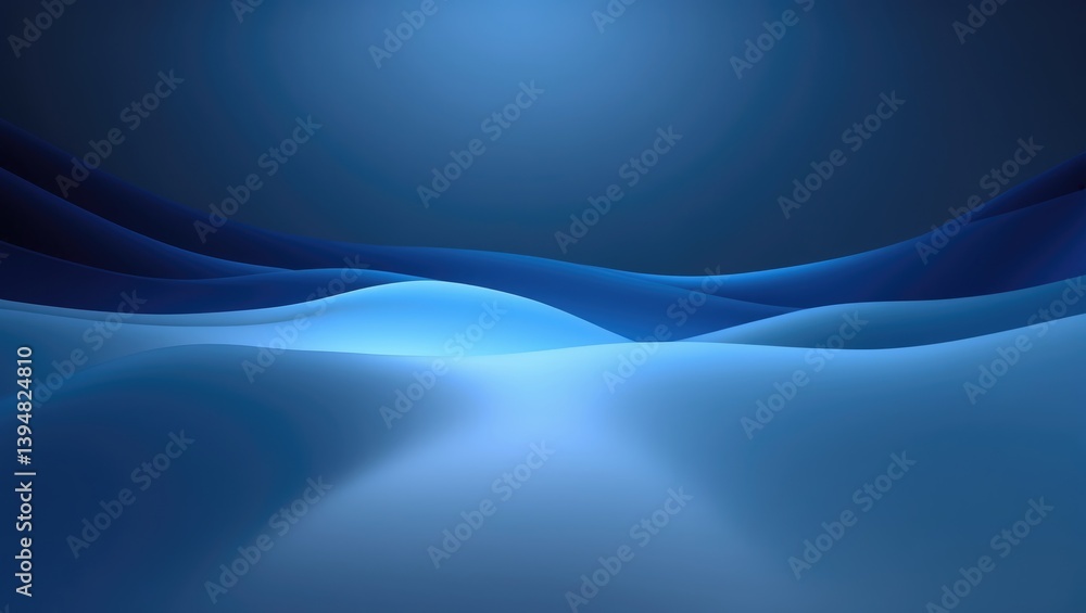 Poster this is a remarkable gradient blue backdrop that smoothly transitions from light sky blue to deep na