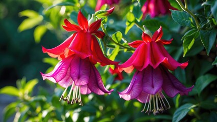 Fuchsia, a commonly adored trailing species.