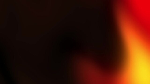 Abstract glowing black orange red gradient background video, looping video