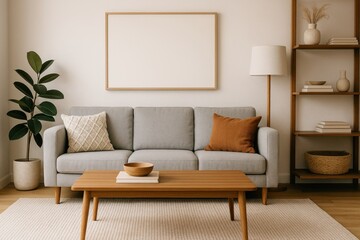 Minimalist cozy living room decor