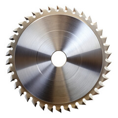 High-quality circular saw blade with sharp teeth, designed for precision cutting in woodworking and metalworking, showcasing a polished metallic finish.