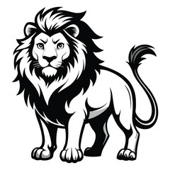 Fototapeta premium lion vector illustration