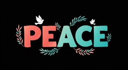 Colorful Artistic Peace Symbol