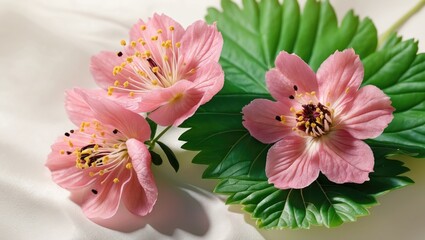 Fototapeta premium Strawberry Blossom Lipstick