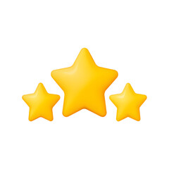 Golden Stars Trio – Achievement and Rating Symbol.