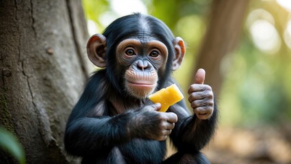 Mini Gourmet Lovable Baby Chimpanzee