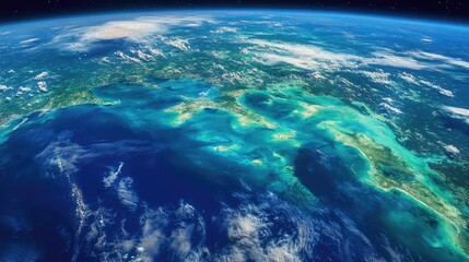 Stunning View of Earth from the Depths of Space