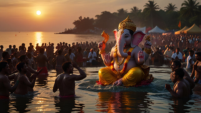 ganesh visarjan 
