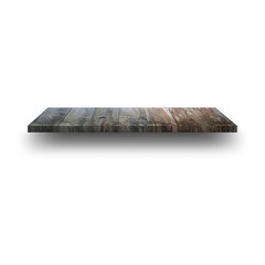 A flat wooden surface with a rustic texture, suitable for display or presentation purposes.