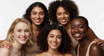 Obraz premium Diverse Women Studio Portrait