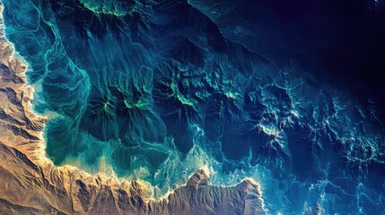 Glorious Earth Illuminated in the Vastness of Space