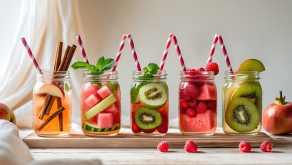 Homemade Detox Water with Fruit Infusions: A Refreshing Clean Eating Cocktail