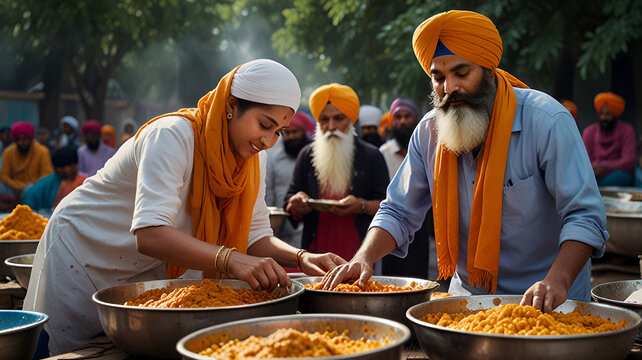 langar at gurudwara 