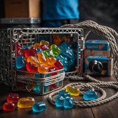 jewelry box with jewelry