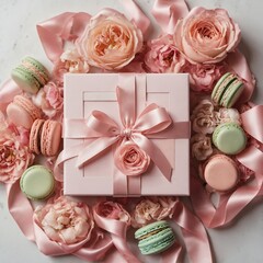 chocolate candy and rose