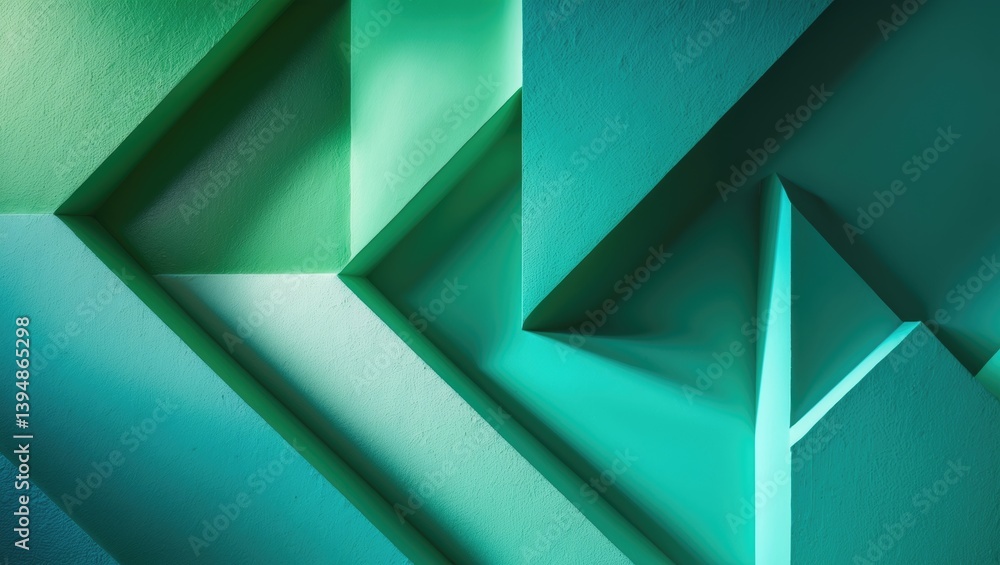 Poster teal mint green gradient urban wall texture. contemporary wallpaper design pattern. innovative urban