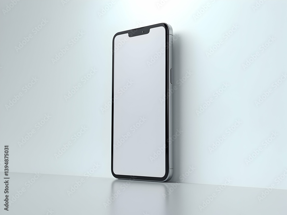 Poster a sleek modern smartphone mockup for app and website promotion featuring a high resolution display a