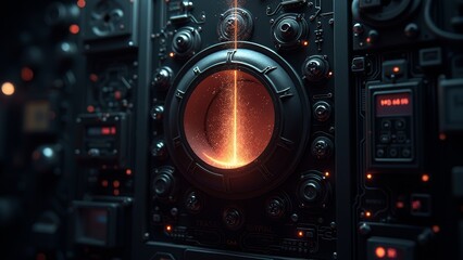 Fototapeta premium Future Technology Control Center