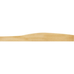 A simple, curved wooden stick, possibly a spatula or tool, showcasing a smooth texture and natural wood color.
