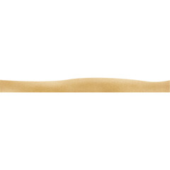 A flat, beige ribbon suitable for various craft and decorative purposes.