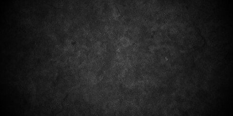 Dark grunge wall background Distressed abstract dark black wall texture concrete rough floor old grunge backdrop interior vintage smooth closeup background.	
