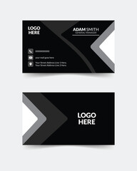 Business Card Template Set with Vector Design Elements for Creative Branding