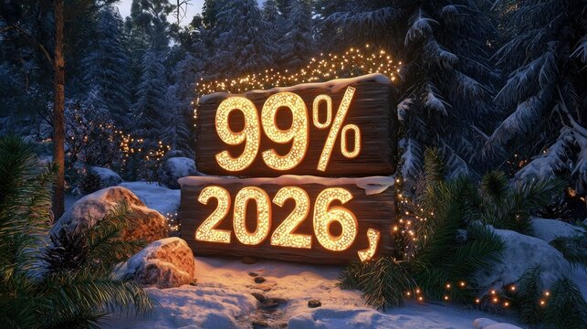 Tech-inspired loading bar concept reading "99 loading 2026," a futuristic new year celebration theme.