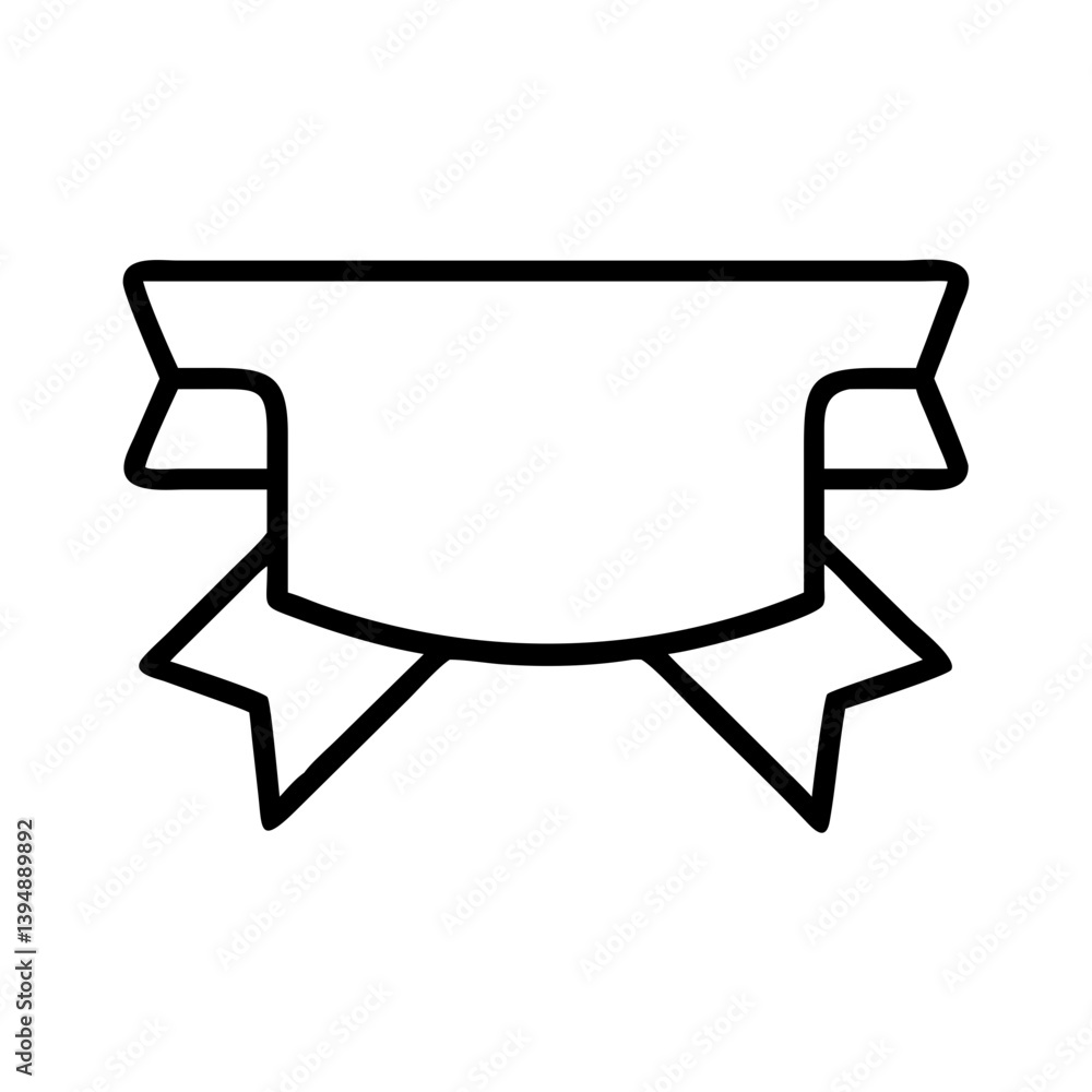 Poster downloadable ribbon banner vector graphic for design projects and creative presentations for free us