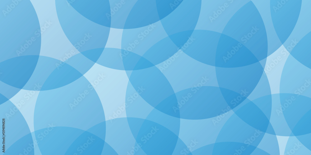 Wall mural abstract smooth blue overlap triangle gradient circle shapes layer geometric diamond technology web 
