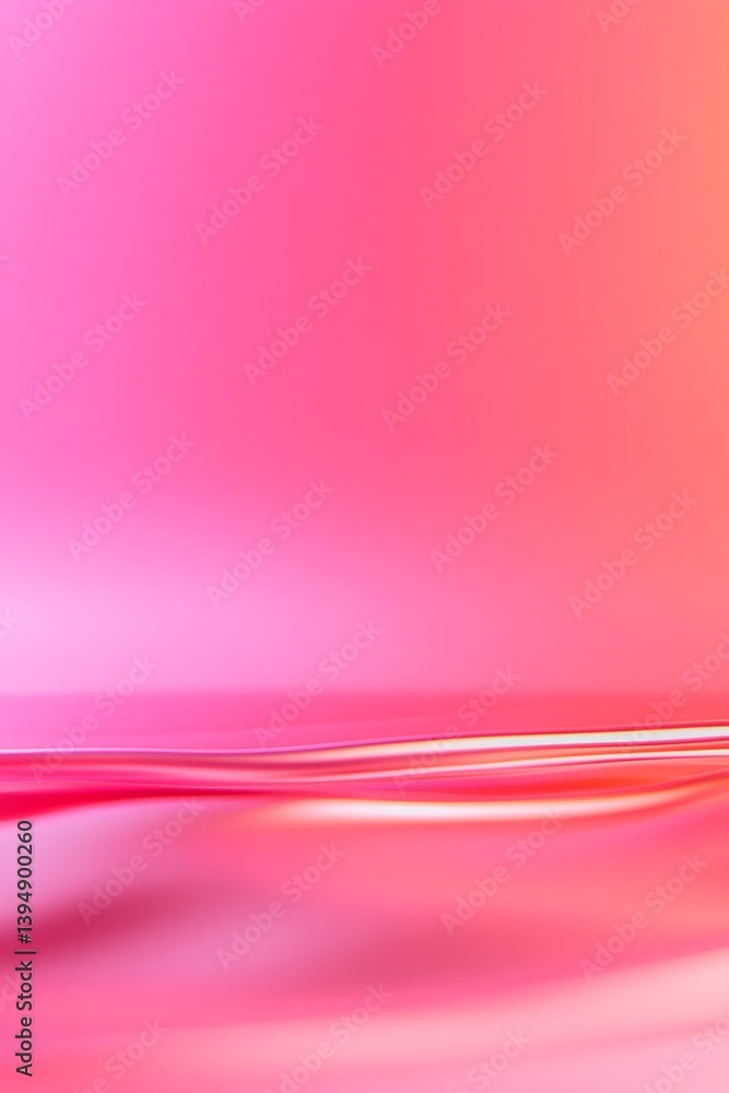 Poster gradient background shifting from rich magenta to soft pink with a metallic shine – empty template f