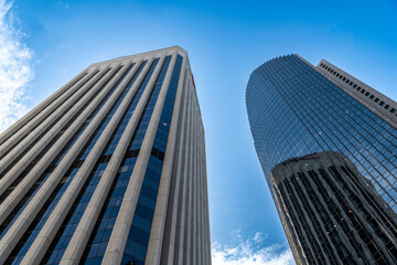 modern office buildings