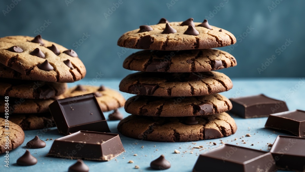Poster delight in sumptuous chocolate cookies using premium cocoaâ€”great with milk or enjoyed independentl