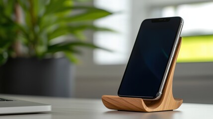 smartphone wood stand
