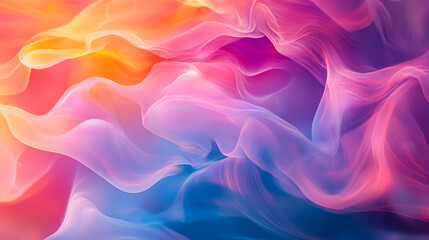 burst of neon colors blending together with soft flowing gradients 