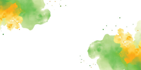 Indian, orange, green, tricolor, watercolour, abstract, background, 15, august, indenpendence, day, 26, january, republic,