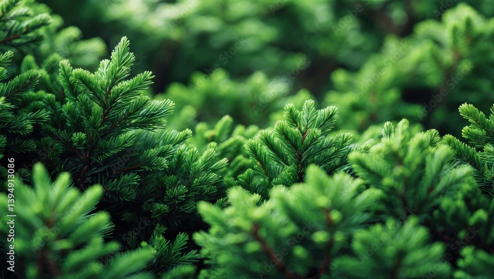 Poster textured background of fir tree branch