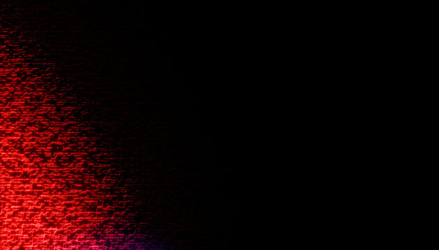 Abstract pattern of vibrant red and purple light streaks on a dark background. Blender 3D illustration