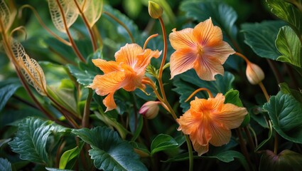 Fototapeta premium Impatiens capensis Flower