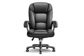 Ergonomic black office chair designed for comfort and support during long working hours in a modern workspace