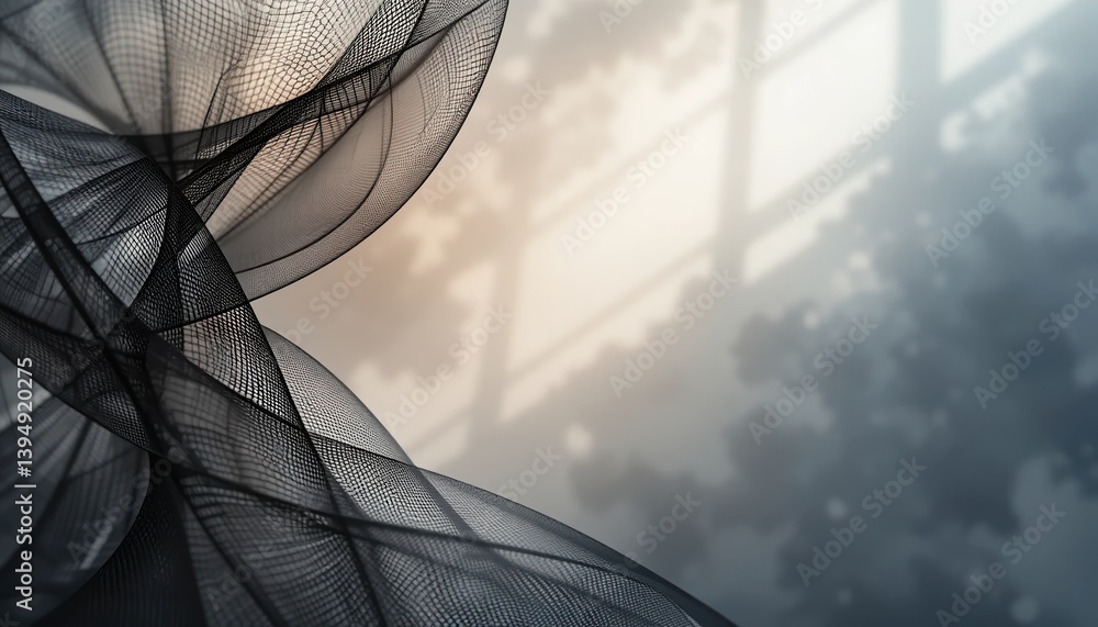 Poster dynamic abstract art composition digital medium visual representation contemporary environment artis