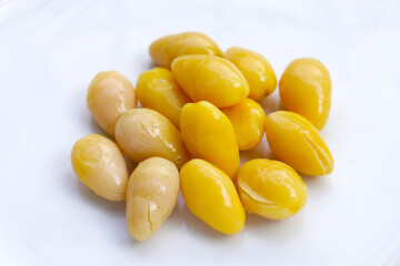 Boiled ginkgo nuts, ginkgo seeds